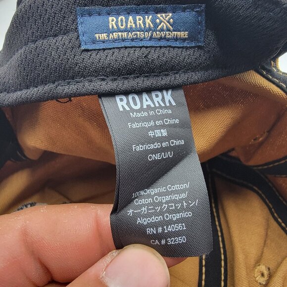 Roark Mens Brown Messenger 5 Panel Snapback Hat Outdoors Casual Camping Summer - Picture 6 of 9
